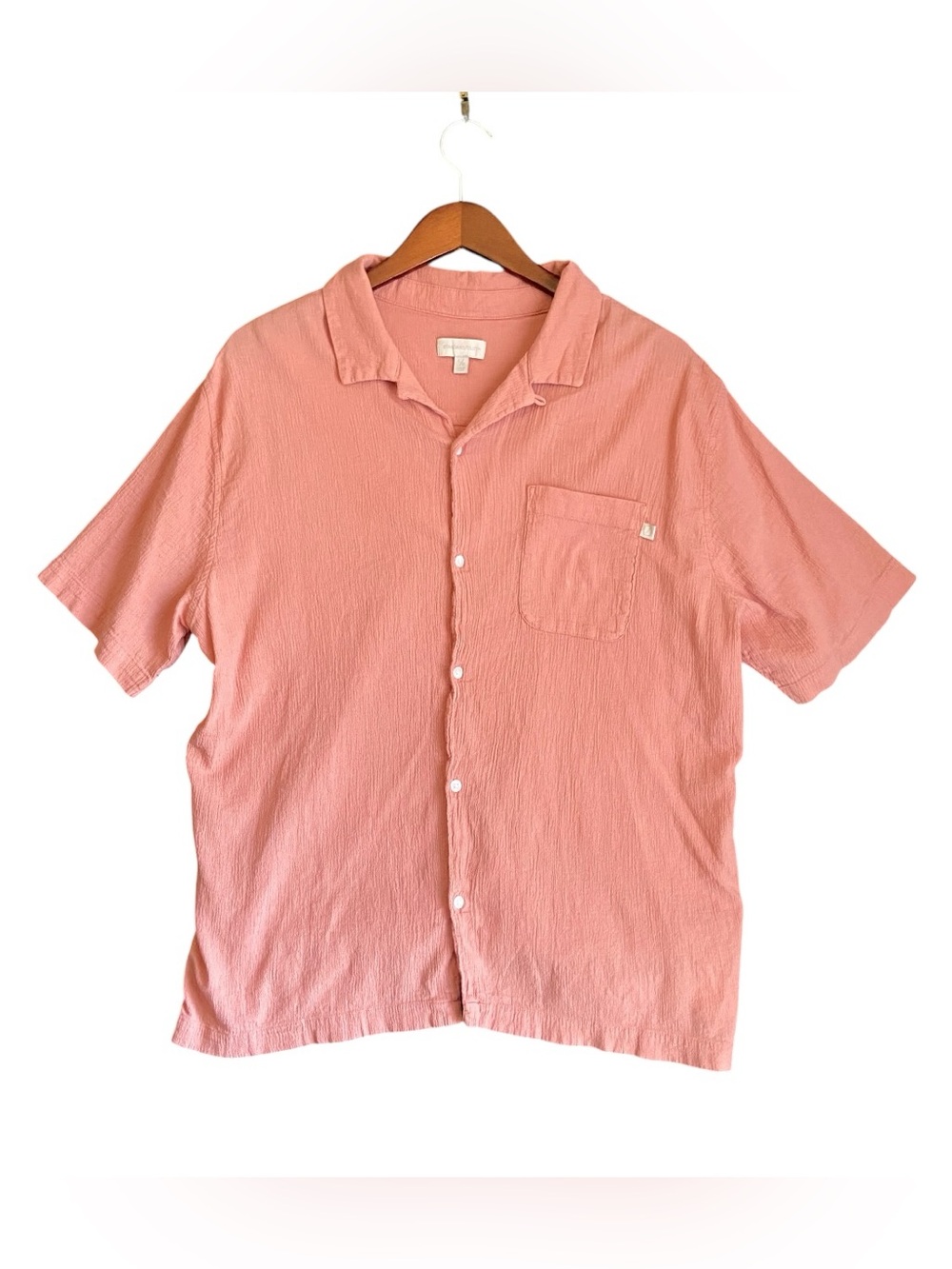 Urban Outfitters | Standard Cloth Liam Crinkle Button Up Shirt | Size L/G